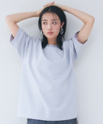 【ユニセックスでオススメ】ポンチシャドーボーダー半袖Ｔシャツ（２００２２６７４２９）
