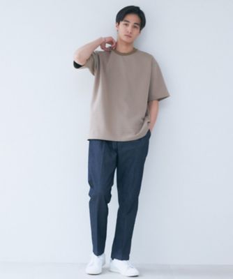 【ユニセックスでオススメ】ポンチシャドーボーダー半袖Ｔシャツ（２００２２６７４２９）