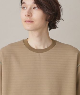 【ユニセックスでオススメ】ポンチシャドーボーダー半袖Ｔシャツ（２００２２６７４２９）