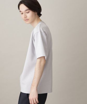 【ユニセックスでオススメ】ポンチシャドーボーダー半袖Ｔシャツ（２００２２６７４２９）