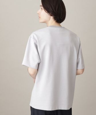 【ユニセックスでオススメ】ポンチシャドーボーダー半袖Ｔシャツ（２００２２６７４２９）