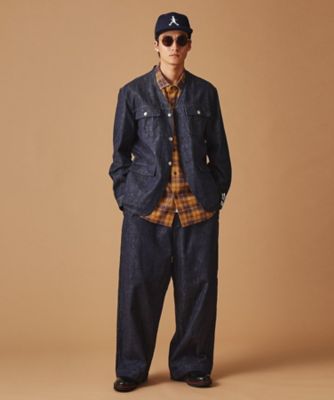 ５２５ＤＥＮＩＭノーカラー　カバーオール（２００２２６７４８８）