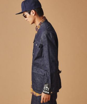 ５２５ＤＥＮＩＭノーカラー　カバーオール（２００２２６７４８８）
