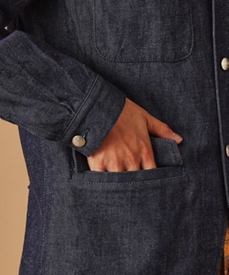 ５２５ＤＥＮＩＭノーカラー　カバーオール（２００２２６７４８８）