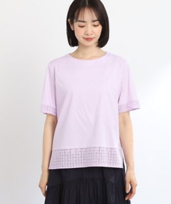 【ＳＡＬＥ／Ｅ‐ＱＵＡＬＩＴＹ／手洗い可】レースＴシャツ（２００２２６７７１６）