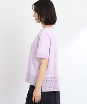 【ＳＡＬＥ／Ｅ‐ＱＵＡＬＩＴＹ／手洗い可】レースＴシャツ（２００２２６７７１６）