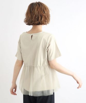 チュール切り替えＴシャツ（２００２２６８８９１）