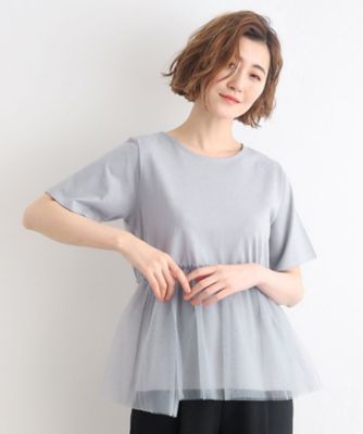 チュール切り替えＴシャツ（２００２２６８８９１）