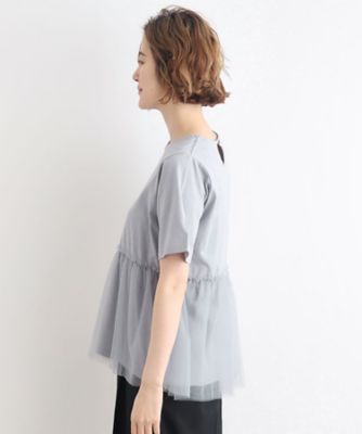 チュール切り替えＴシャツ（２００２２６８８９１）