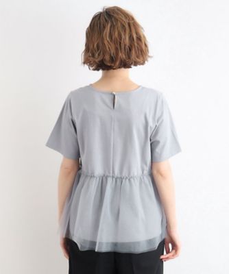 チュール切り替えＴシャツ（２００２２６８８９１）