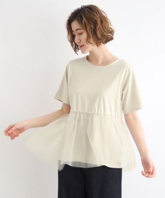 チュール切り替えＴシャツ（２００２２６８８９１）