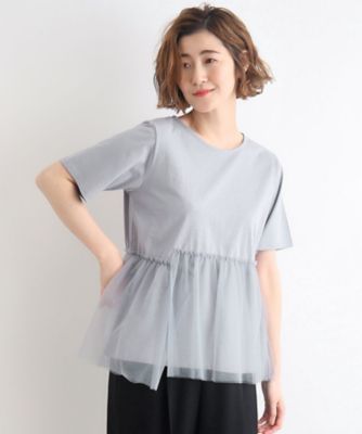 チュール切り替えＴシャツ（２００２２６８８９１）