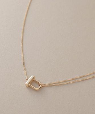 Ｋ１０ロックモチーフアシンメチェーン　ネックレス（２００２２６９８３２）