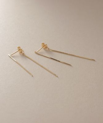 ＜COCOSHNIK (Women)＞Ｋ１８コンパクト前後　スタッドピアス（２００２２６９８５１）