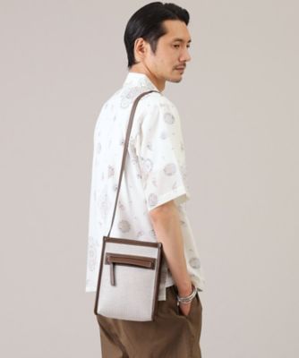 ＜TAKEO KIKUCHI (Men)＞【夏の新作】ラッセル　コンビ　ミニショルダーバッグ（２００２２６９９０１）