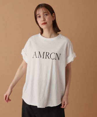 アメリカーナ　Tシャツ　ロゴ　コラボ Shinzone｜アメリカーナ コラボレーション カットソー Tシャツ