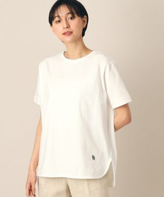 レイヤード・一枚着】シャツテールTシャツ（XS～L