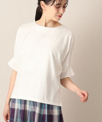 【接触冷感・洗える】袖口タックカットソー（ＸＳ～Ｌ）（２００２２７０５４３）