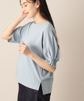 【接触冷感・洗える】袖口タックカットソー（ＸＳ～Ｌ）（２００２２７０５４３）