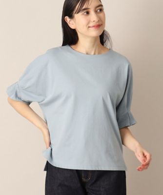 【接触冷感・洗える】袖口タックカットソー（ＸＳ～Ｌ）（２００２２７０５４３）