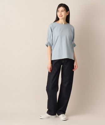 【接触冷感・洗える】袖口タックカットソー（ＸＳ～Ｌ）（２００２２７０５４３）