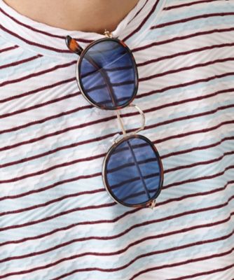 セル巻 ラウンドサングラス（2002270888） | TAKEO KIKUCHI