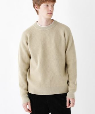 【SALE】TAKEO KIKUCHI (Men)/タケオキクチ【THE FLAGSHIP】フレンチメリノ 畦ニット プルオーバー(2002272558) ベージュ052 トップス【三越伊勢丹/公式】