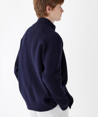 ✨希少✨美品✨ クルチアーニ ドライバーズニット ジップ カシミア100％ 濃灰 ✨希少✨美品✨ クルチアーニ ドライバーズニット ジップ