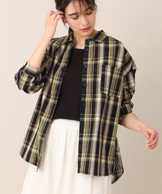 【洗える】ドロップショルダーシャツ（ＸＳ～Ｌ）（２００２２７５１１０）