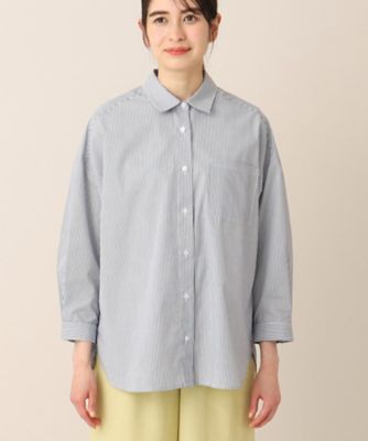 【洗える】ドロップショルダーシャツ（ＸＳ～Ｌ）（２００２２７５１１０）