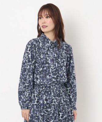 ＜CORDIER (Women)＞【セットアップ】オンブレーフラワープリントブラウス（２００２２７５７５１）