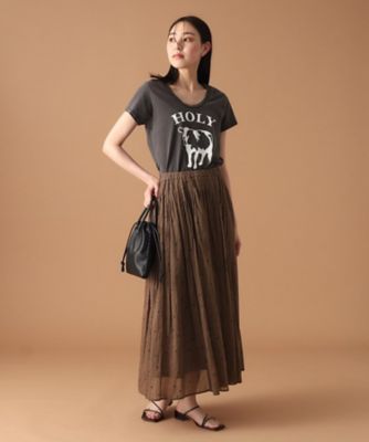 ＭＩＸＴＡ（ミクスタ）ＵネックプリントＴシャツ（２００２２７５８８７）