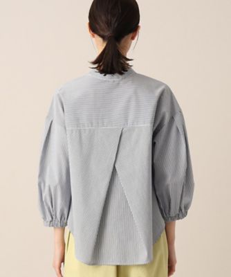 【洗える】バンドカラー７分袖シャツ（ＸＳ～Ｌ）（２００２２７５９０２）