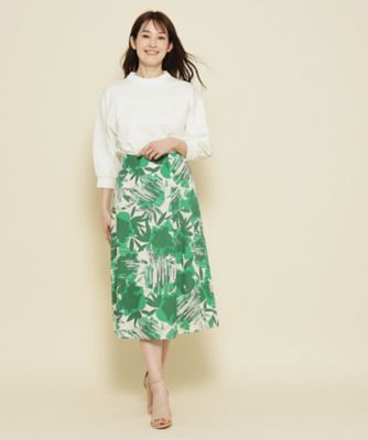 【洗える／日本製／袖デザイン／伸縮性】着心地よく、女性らしいデザインのプルオーバージャージ（２００２２７５９５３）