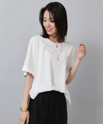 ＜UNTITLED (Women)＞【コットン／ゆったりデザイン／ドライタッチ】Ｔシャツ型プルオーバー（２００２２７５９７０）