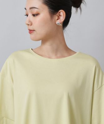 【コットン／ゆったりデザイン／ドライタッチ】Ｔシャツ型プルオーバー（２００２２７５９７０）