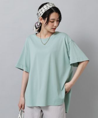 【コットン／ゆったりデザイン／ドライタッチ】Ｔシャツ型プルオーバー（２００２２７５９７０）