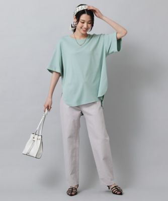 【コットン／ゆったりデザイン／ドライタッチ】Ｔシャツ型プルオーバー（２００２２７５９７０）