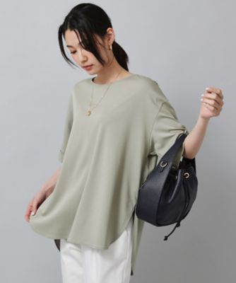 【コットン／ゆったりデザイン／ドライタッチ】Ｔシャツ型プルオーバー（２００２２７５９７０）