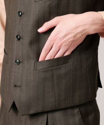 【ＤＯＲＭＥＵＩＬ／３ピース対応】グレンストライプ　ベスト（２００２２７６３２５）