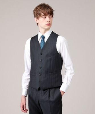 【ＤＯＲＭＥＵＩＬ／３ピース対応】グレンストライプ　ベスト（２００２２７６３２５）