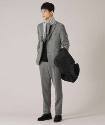 尾州織】ウールブレンド ムリネ千鳥パンツ ／ セットアップ対応