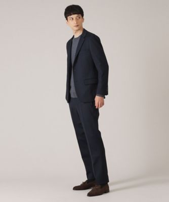 尾州織】ウールブレンド ムリネ千鳥パンツ ／ セットアップ対応