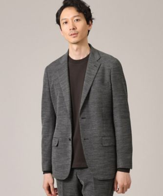 ＜TAKEO KIKUCHI (Men)＞【尾州織】ラッセルメッシュ　ジャケット／　セットアップ対応（２００２２７６３３９）