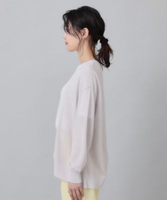 清涼感／春夏素材】ガーター編み着流しカーディガン