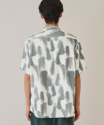 10色展開】プリントデザインシャツ チェック／ブロッキング