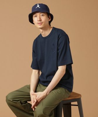 Made in JAPAN】＆マーク刺繍 丸胴Tシャツ