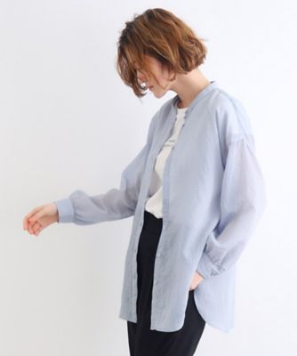 ストライプシアーシャツ×ロゴＴシャツＳＥＴ（２００２２７７４４４）