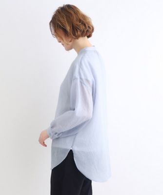 ストライプシアーシャツ×ロゴＴシャツＳＥＴ（２００２２７７４４４）