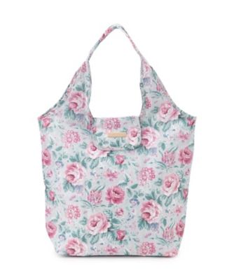 ＜LAURA ASHLEY＞【簡易保冷】ワイルド　ローズ柄　マーケットトート（２００２２９５１４４）